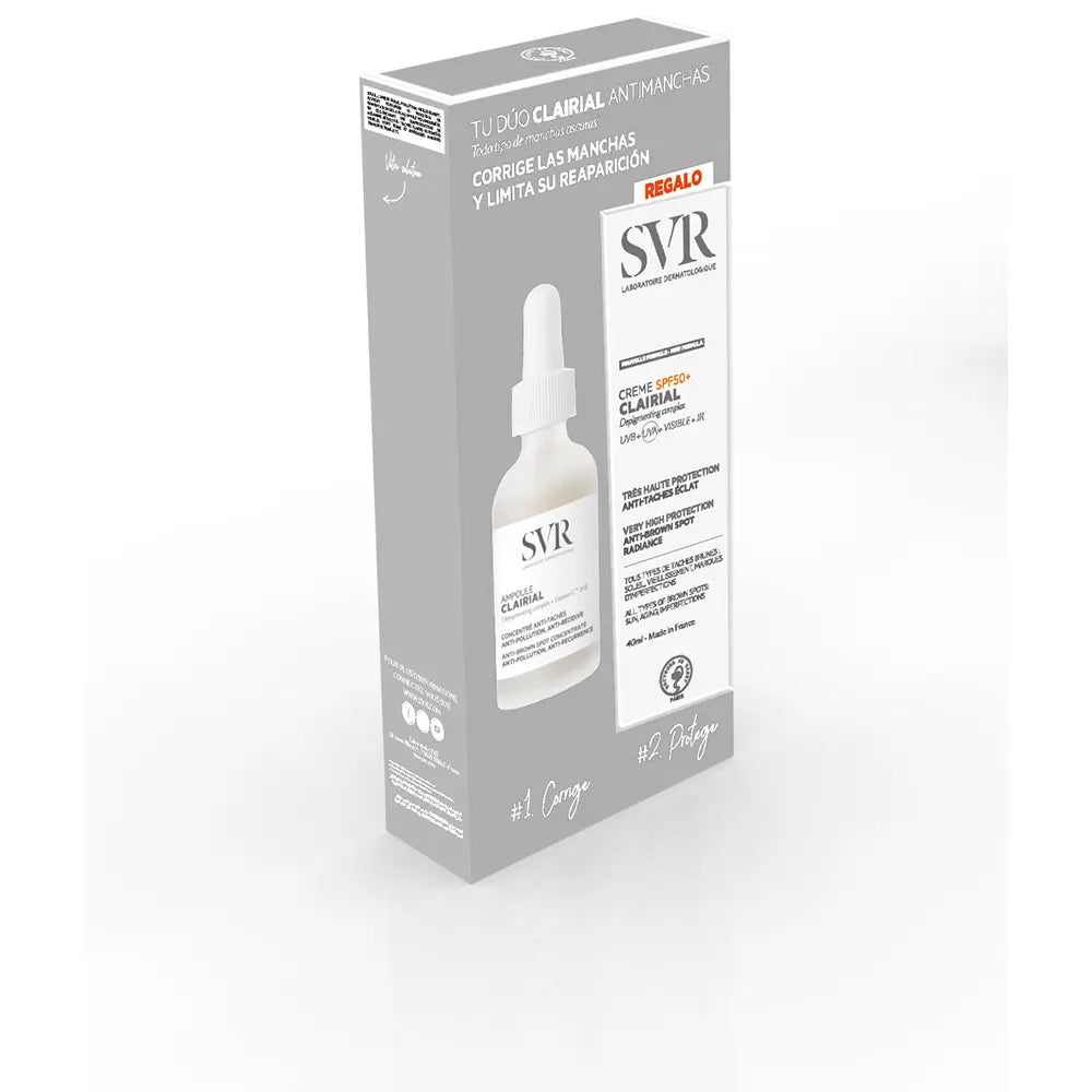 Conjunto de 2 peças CLAIRIAL AMPOULE + CREME FPS 50
