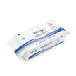 Lenços umedecidos SOFT & CARE para higiene corporal de adultos, 64 unidades.