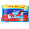 DODOT PANTS fralda-calça tamanho 4 9-15 kg 43 u