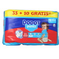 DODOT PANTS fralda-calça tamanho 4 9-15 kg 43 u