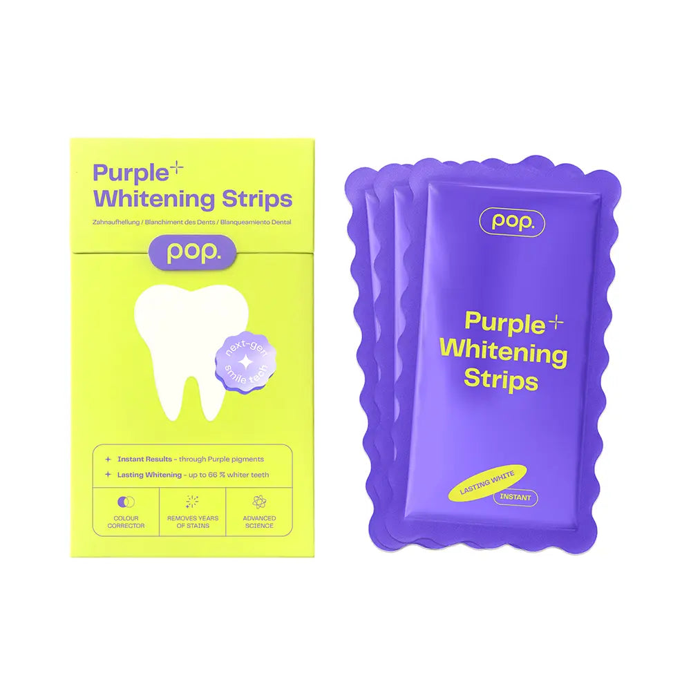 POP. PURPLE+ Fitas Clareadoras Violeta 7 unidades