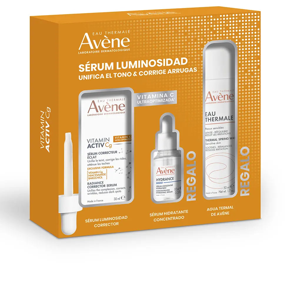 Sérum Vitamin Active CG + Sérum Hidratante + Estojo para Água Termal (3 unidades)