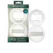 Esponja de maquiagem SEA GEMS PEARL PUFF com estojo e espelho (2 unidades)