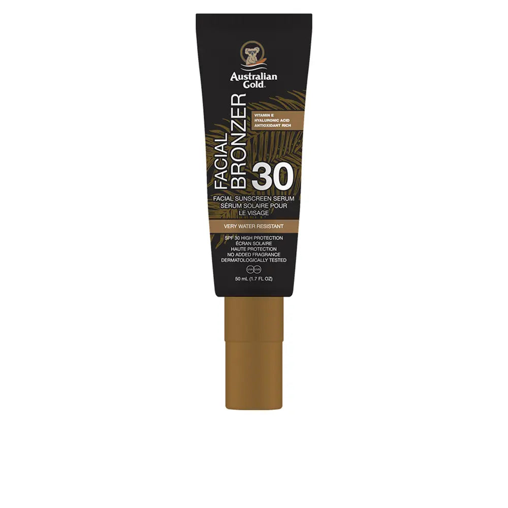 Sérum bronzeador facial FPS 30 resistente à água 50 ml