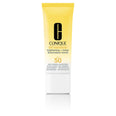 Protetor solar com cor e efeito iluminador UV SOLUTIONS FPS 50 #Tom Médio Escuro 40 ml