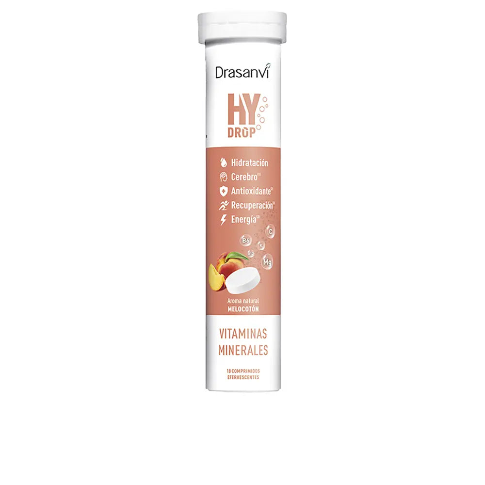 Comprimidos efervescentes HYDROP ELECTROLYTES #Pêssego 18 unidades