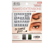 ARDELL NAKED EXTENSIONS SOFT 3D VOLUME x 56 mechas individuais sem nós #preto 1 unidade