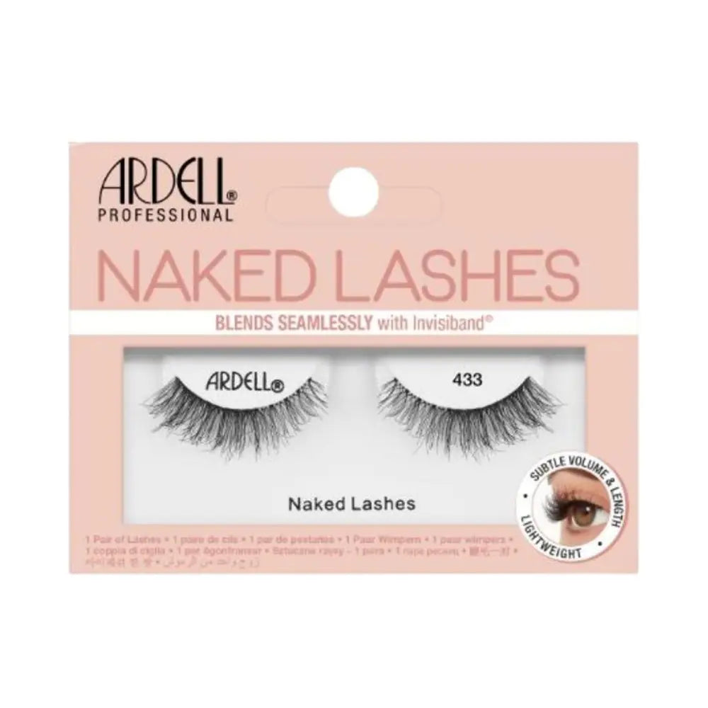 Cílios postiços ARDELL NAKED LASHES nº 433 pretos, 1 unidade