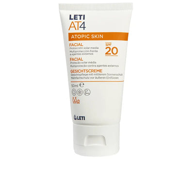 LETIAT4 Creme facial para pele atópica FPS 20 50 ml