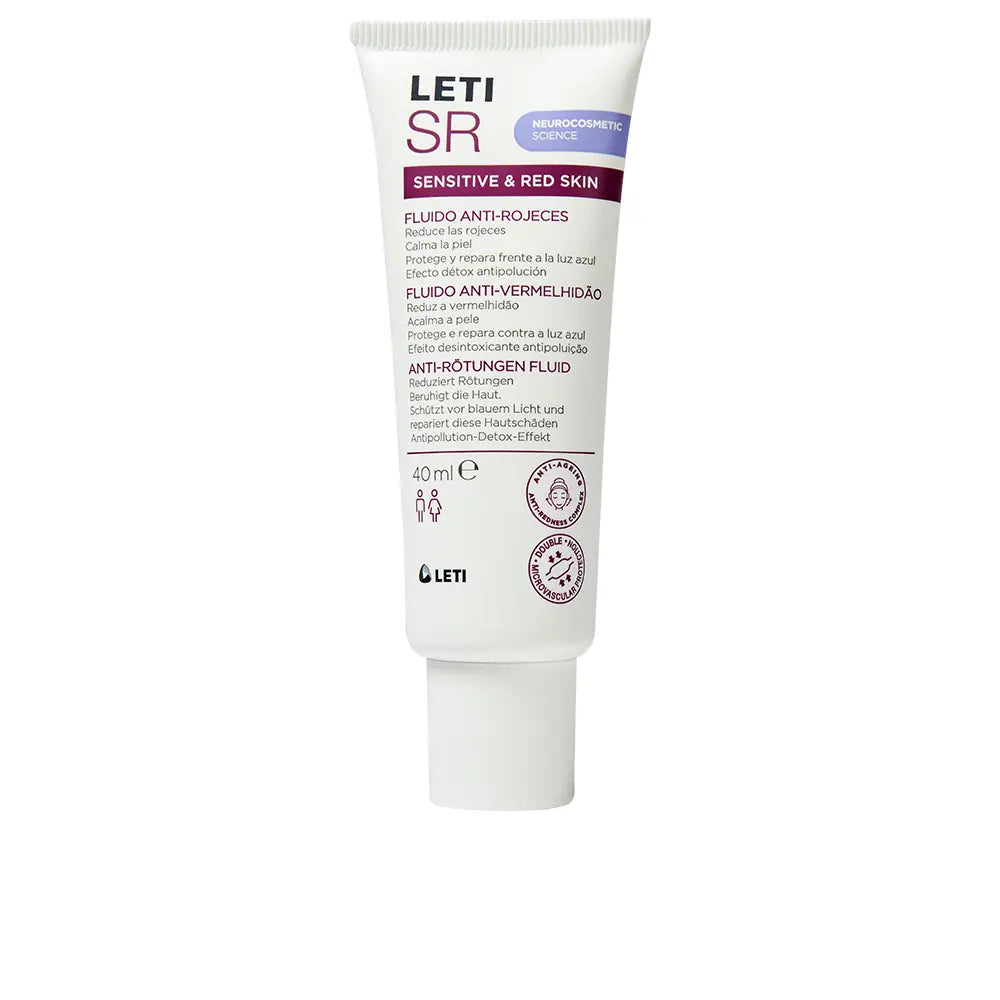 LETISR Pele Sensível e Vermelha - Fluido Anti-Vermelhidão 40 ml