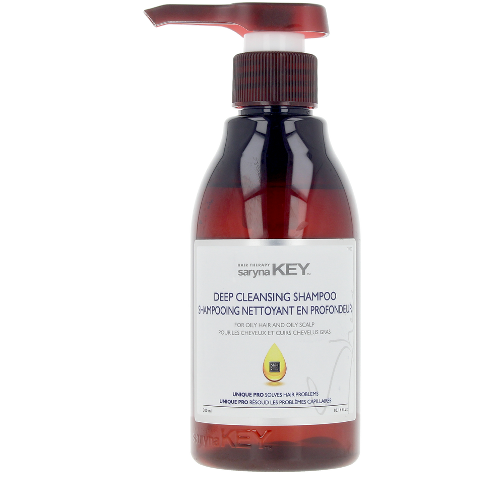 Shampoo de limpeza profunda para cabelos oleosos 300 ml