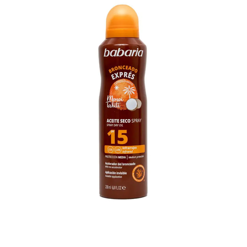 BRONCEADO EXPRÉS aceite seco spray SPF15 200 ml