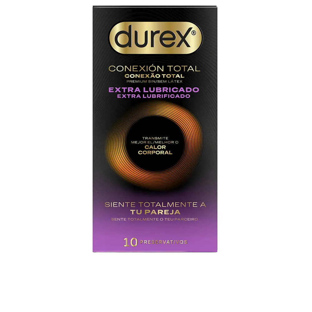 DUREX-CONEXÃO TOTAL EXTRA LUBRIFICADA 10 u-DrShampoo - Perfumaria e Cosmética