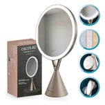 CECOTEC-Espelho de maquiagem para cuidados faciais (1 unidade)-DrShampoo - Perfumaria e Cosmética