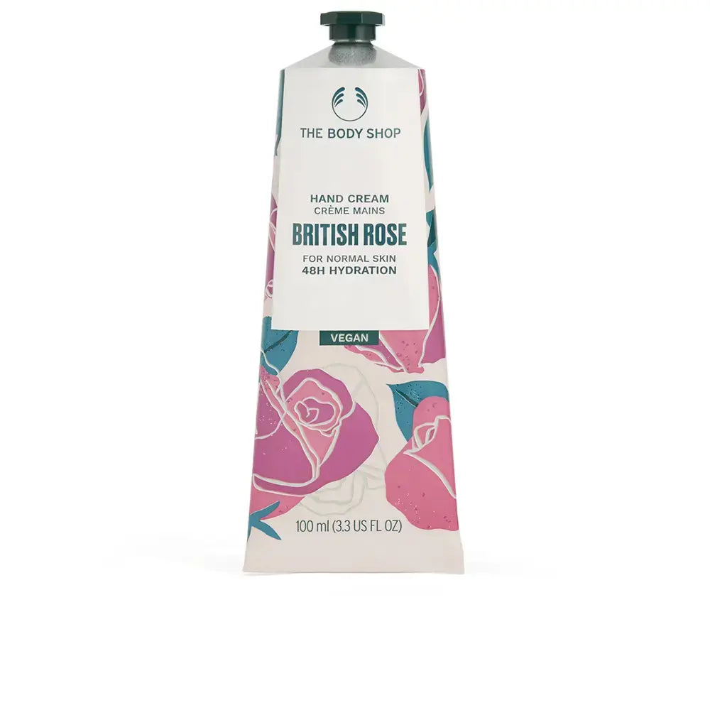 THE BODY SHOP-Creme para as mãos BRITISH ROSE 100 ml-DrShampoo - Perfumaria e Cosmética