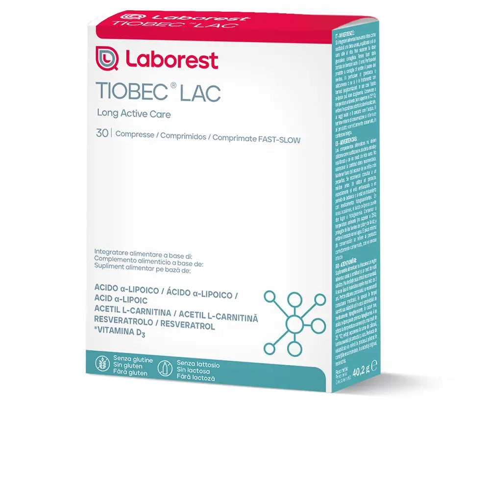 Comprimidos TIOBEC LAC, 30 unidades