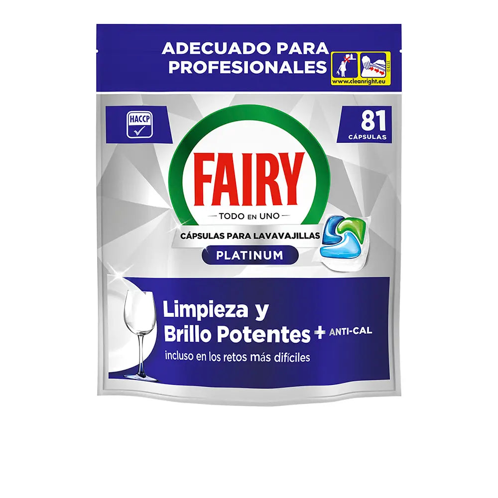 Cápsulas para lava-louças FAIRY PROFESSIONAL PLATINUM