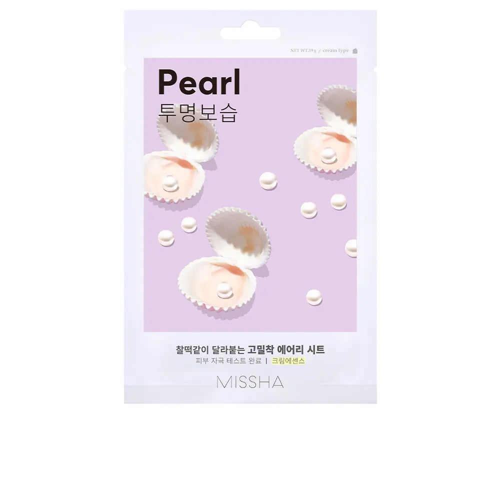 Máscara facial AIRY FIT SHEET #Pearl 1 unidade