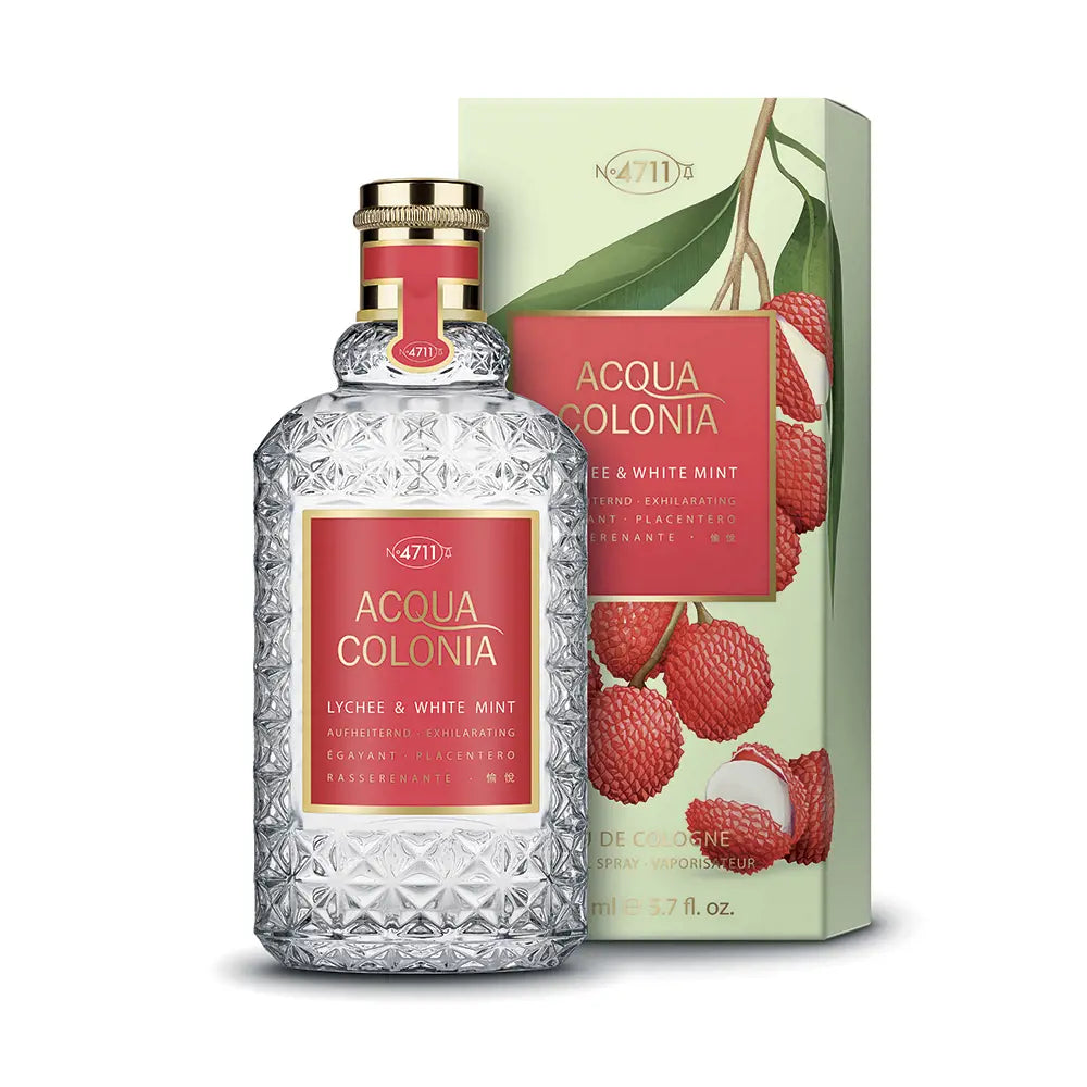 4711-ACQUA Colónia LYCHEE & WHITE MINT edc spray 170 ml-DrShampoo - Perfumaria e Cosmética