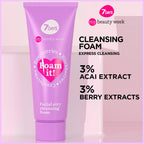 7DAYS-ESPUMA! espuma de limpeza facial 80 ml-DrShampoo - Perfumaria e Cosmética