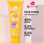 7DAYS-SODA limpeza e esfoliação facial profunda dos poros 80 ml-DrShampoo - Perfumaria e Cosmética