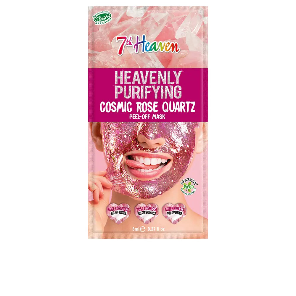 7TH HEAVEN-PEEL-OFF COSMIC purifying rose quartz 8 ml-DrShampoo - Perfumaria e Cosmética