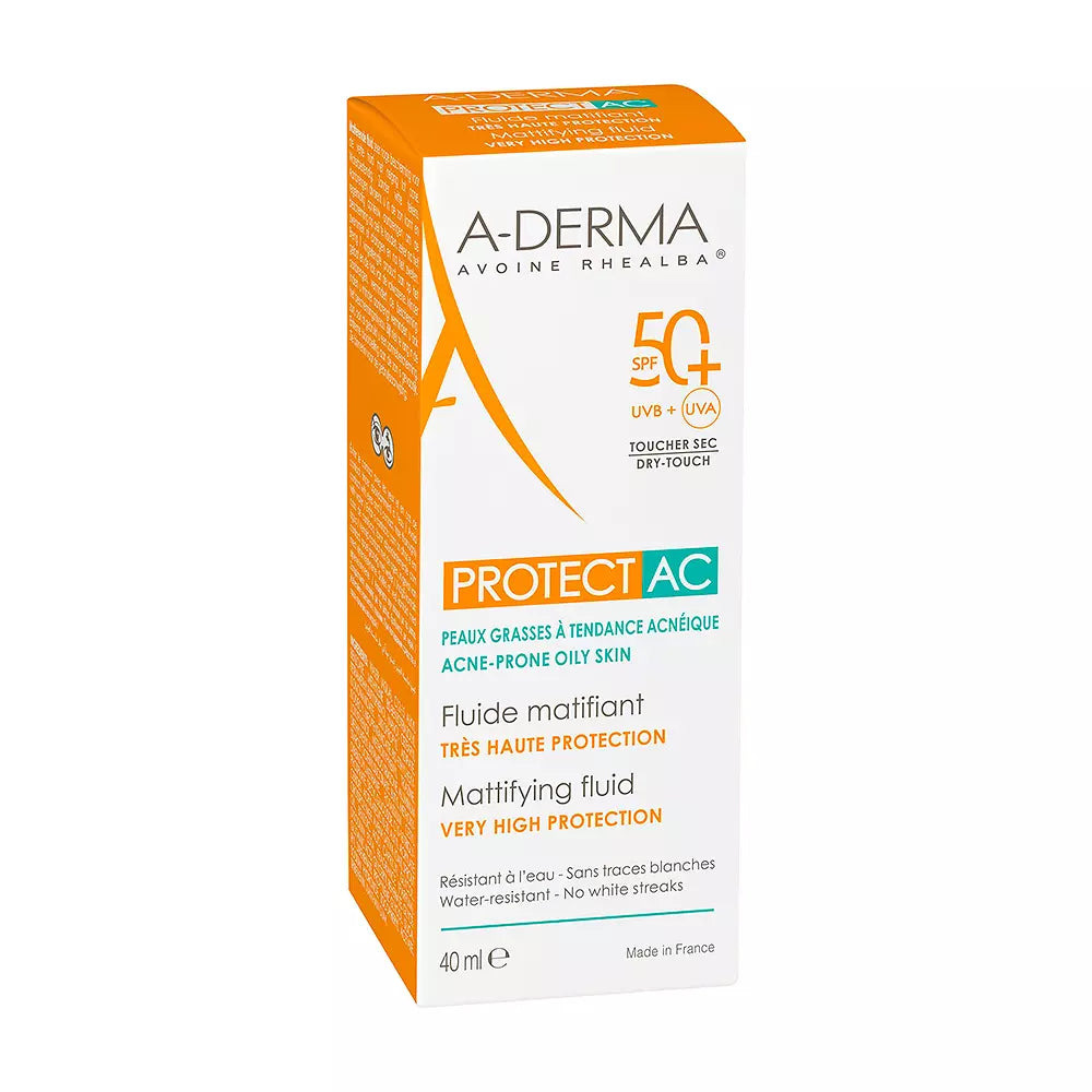 A-DERMA-Aderma Protect Ac creme Matificante Spf50+ 40 Ml-DrShampoo - Perfumaria e Cosmética