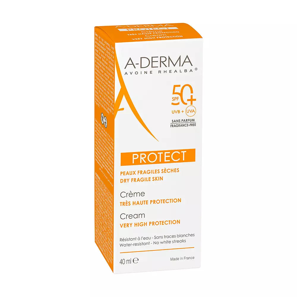 A-DERMA-Aderma Protect Creme Sem Fragrância Spf50+ 40ml-DrShampoo - Perfumaria e Cosmética