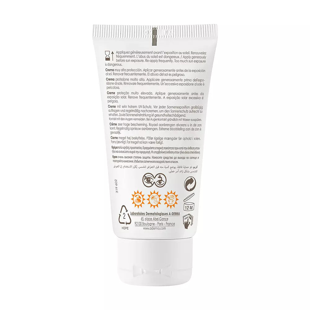 A-DERMA-Aderma Protect Creme Spf50+ 40ml-DrShampoo - Perfumaria e Cosmética