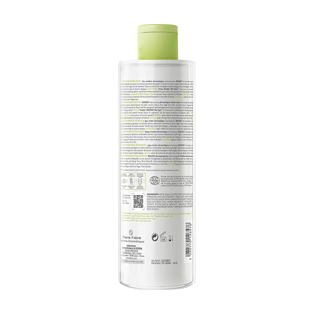 A-DERMA-BIOLOGY água micelar dermatológica 400 ml-DrShampoo - Perfumaria e Cosmética