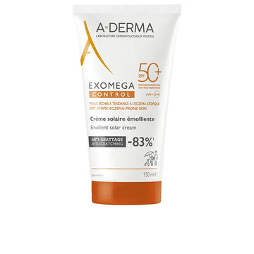 A-DERMA-CREME SOLAR EMOLIENTE EXOMEGA CONTROL SPF50+ 150 ml.-DrShampoo - Perfumaria e Cosmética Imagen principal del producto