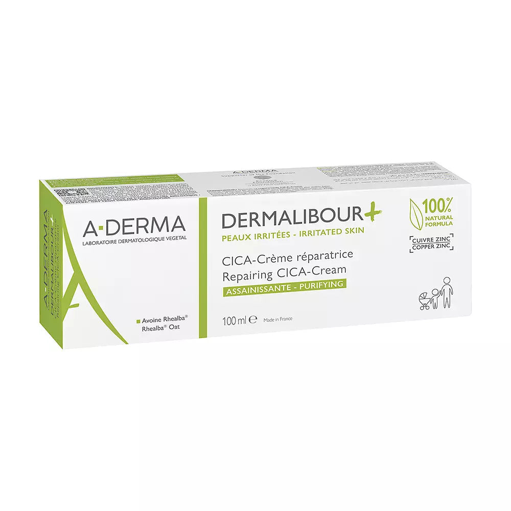 A-DERMA-DERMALIBOUR+ cica creme reparador 100 ml-DrShampoo - Perfumaria e Cosmética