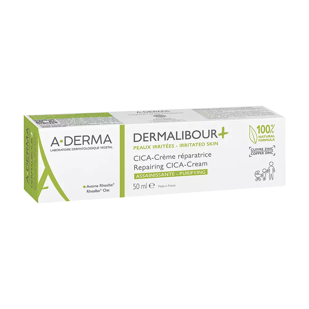 A-DERMA-DERMALIBOUR+ creme reparador de cicatrizes 50 ml-DrShampoo - Perfumaria e Cosmética