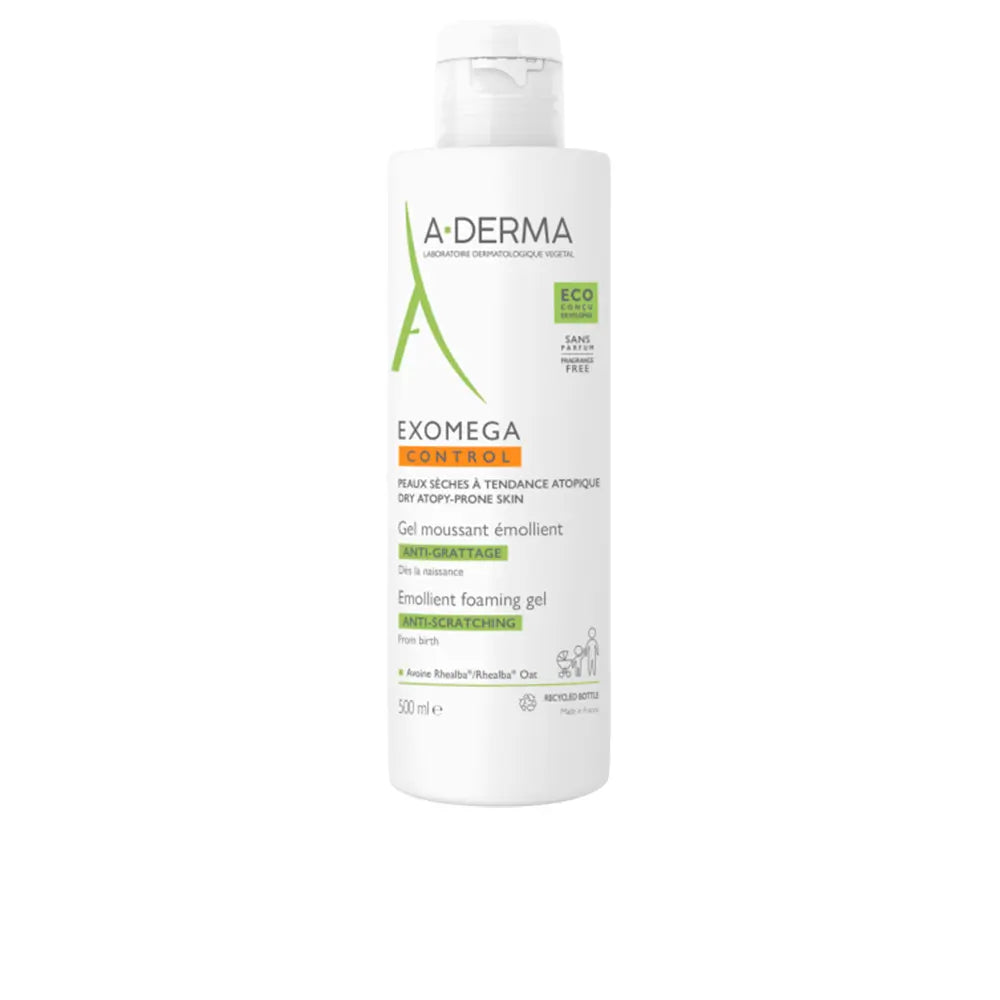 A-DERMA-EXOMEGA CONTROL Gel espumante emoliente 500 ml-DrShampoo - Perfumaria e Cosmética
