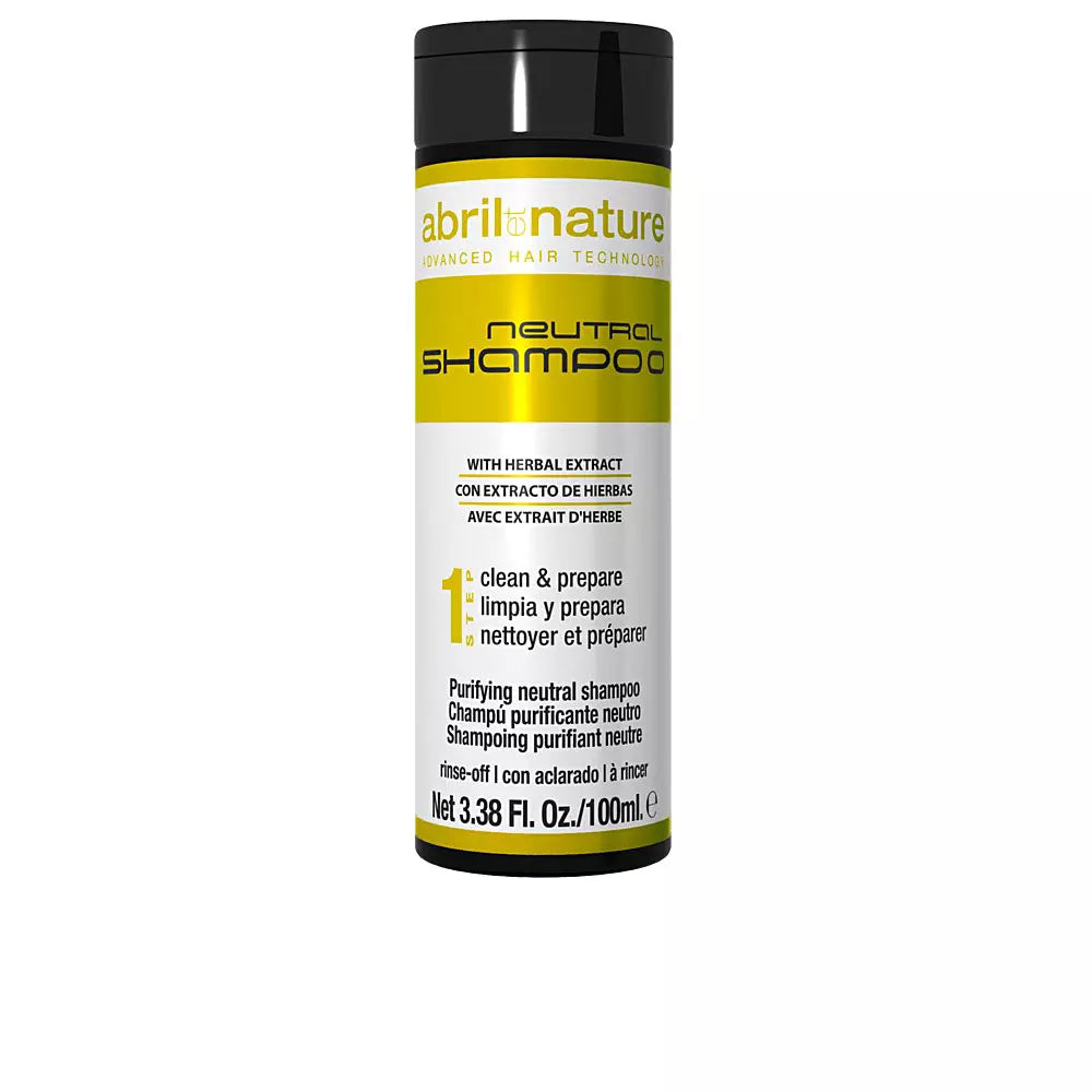 ABRIL ET NATURE-Shampoo neutro purificante 100 ml.-DrShampoo - Perfumaria e Cosmética