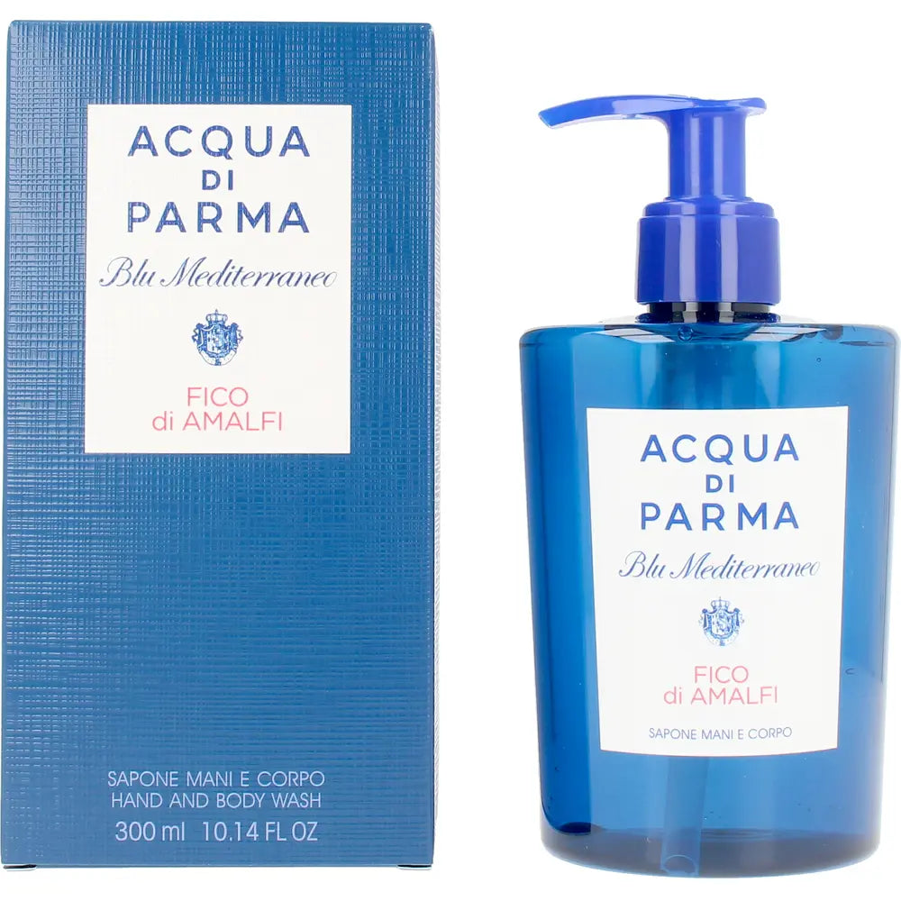 ACQUA DI PARMA-Gel corporal e de mãos Figo de Amalfi BLU MEDITERRANEO 300 ml.-DrShampoo - Perfumaria e Cosmética