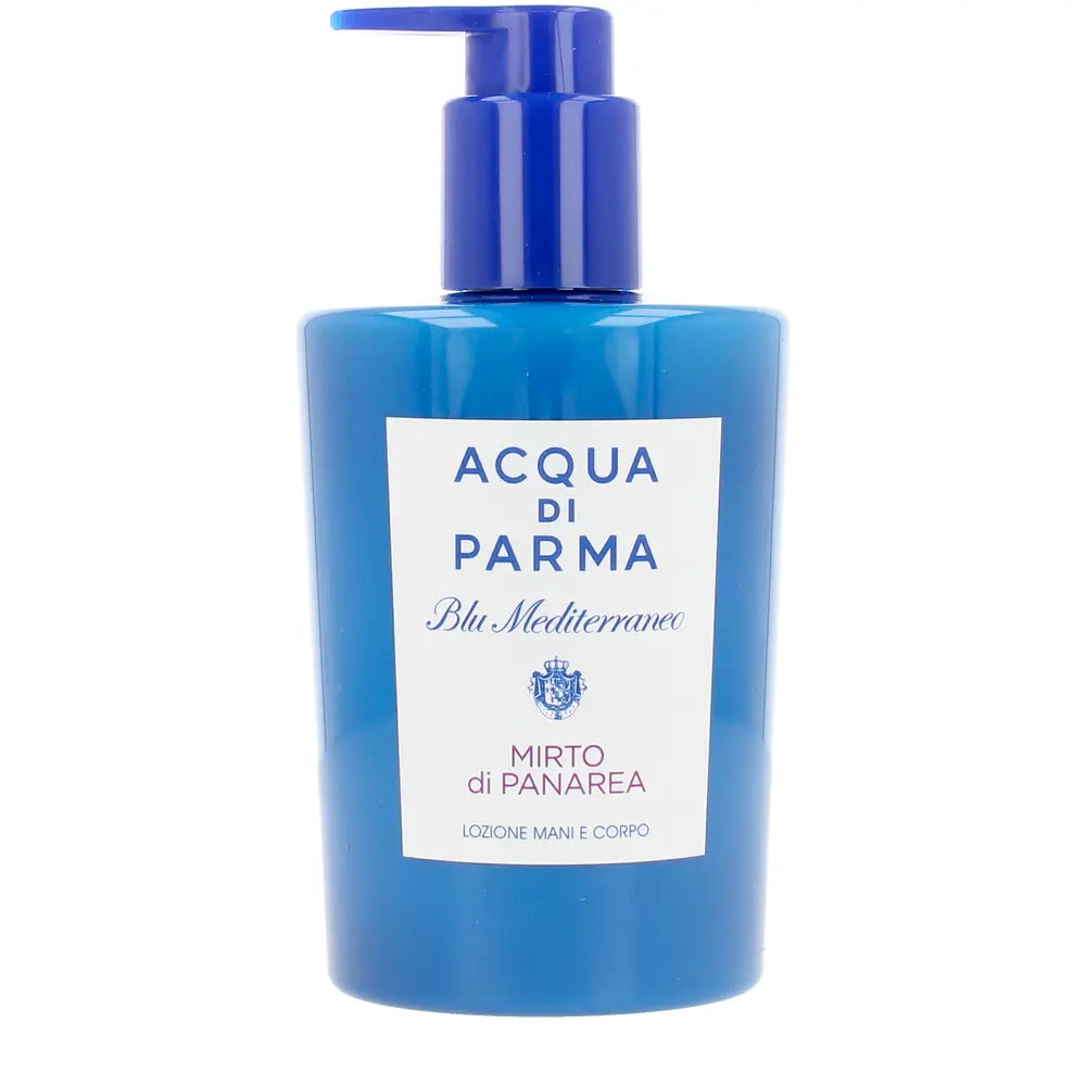 ACQUA DI PARMA-LOÇÃO HIDRATANTE PARA O CORPO E MÃOS BLU MEDITERRANEO MIRTO DI PANAREA 300 ml.-DrShampoo - Perfumaria e Cosmética