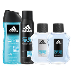 ADIDAS-CAIXA ICE DIVE 4 pcs.-DrShampoo - Perfumaria e Cosmética