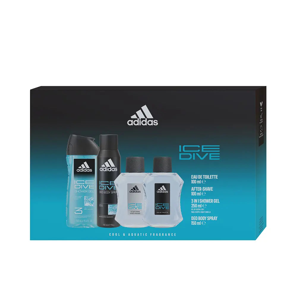 ADIDAS-CAIXA ICE DIVE 4 pcs.-DrShampoo - Perfumaria e Cosmética