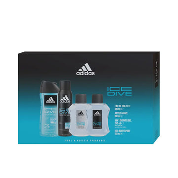 ADIDAS-CAIXA ICE DIVE 4 pcs.-DrShampoo - Perfumaria e Cosmética Imagem principal do produto