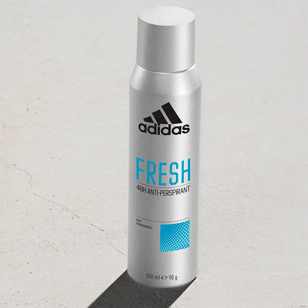 ADIDAS-DESODORANTE ANTIPERSPIRE FRESCO 48H aerosol 150 ml-DrShampoo - Perfumaria e Cosmética