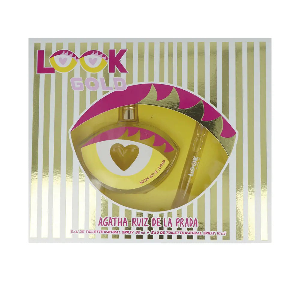 AGATHA RUIZ DE LA PRADA-LOTE LOOK GOLD 2 unidades.-DrShampoo - Perfumaria e Cosmética