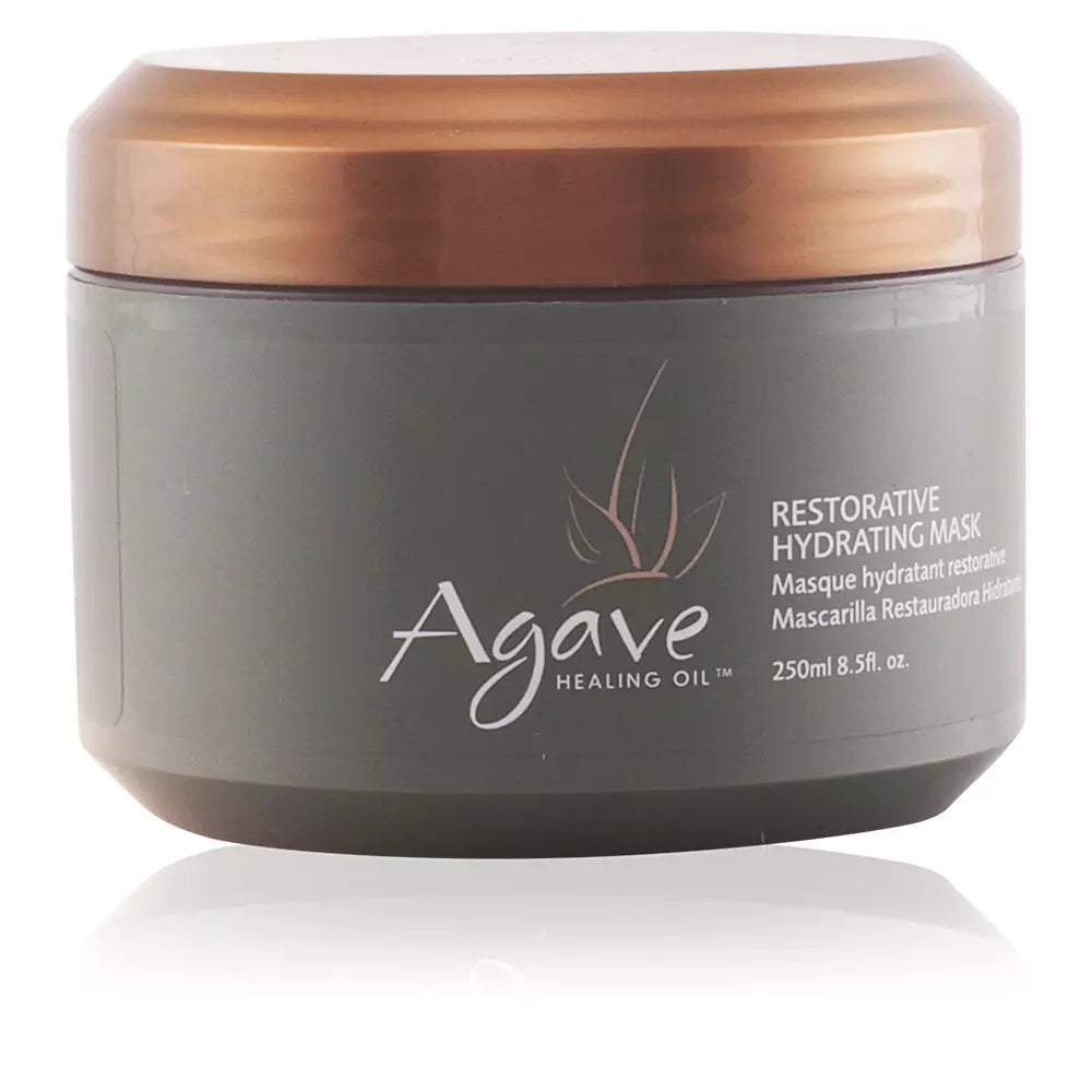 AGAVE-HEALING OIL máscara hidratante restauradora 250 ml-DrShampoo - Perfumaria e Cosmética