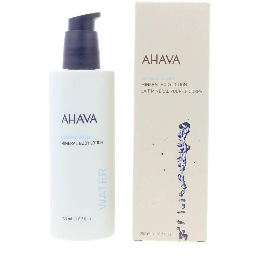 AHAVA-LOÇÃO CORPORAL MINERAL ÁGUA SALINA DO MAR MORTO 250 ml.-DrShampoo - Perfumaria e Cosmética