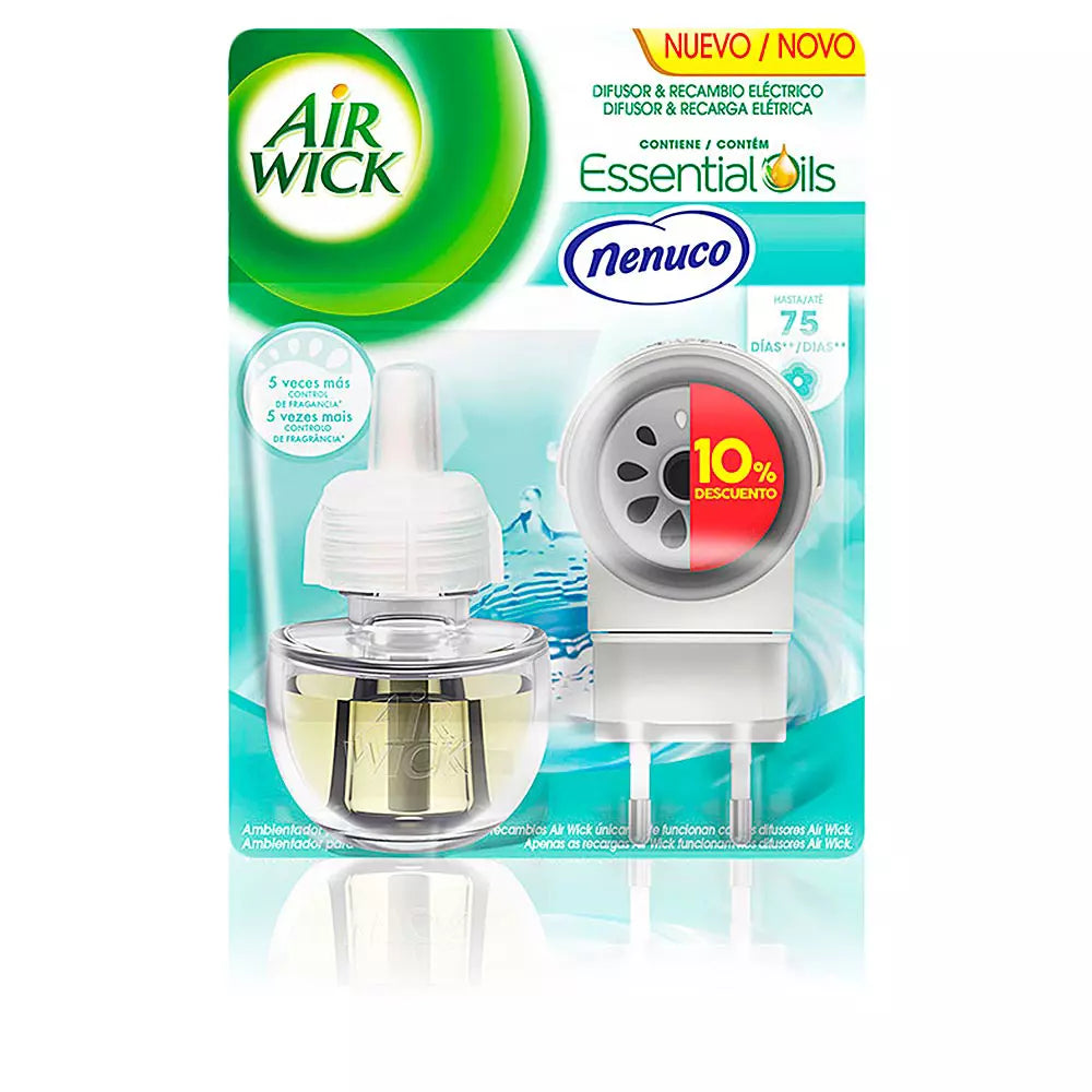 AIR-WICK-AIR WICK ambientador elétrico completo nenuco 19 ml-DrShampoo - Perfumaria e Cosmética