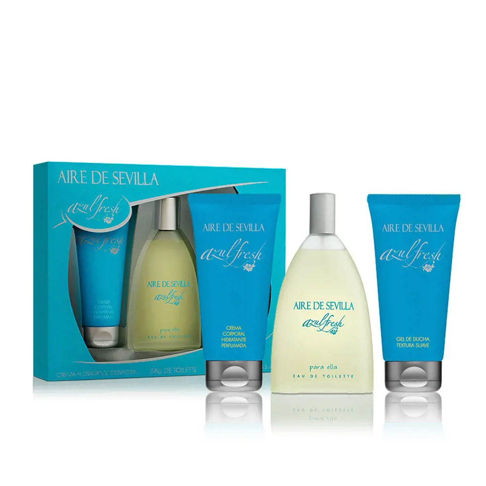 AIRE SEVILLA-AIRE DE SEVILLA blue FRESH SET 3 pz-DrShampoo - Perfumaria e Cosmética