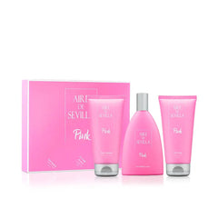 AIRE SEVILLA-CONJUNTO ROSA AIRE DE SEVILLA 3 pz-DrShampoo - Perfumaria e Cosmética