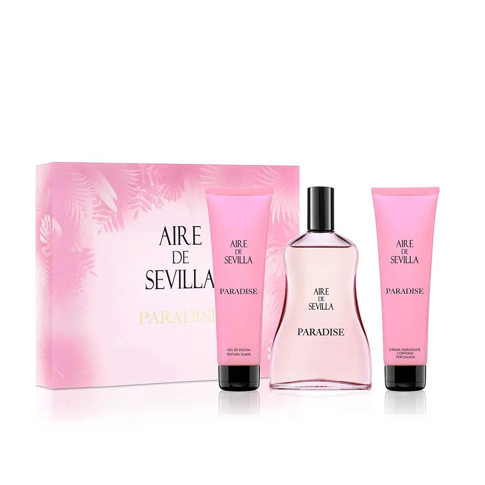 AIRE SEVILLA-SEVILLE AIR PARADISE LOTE 3 pcs.-DrShampoo - Perfumaria e Cosmética