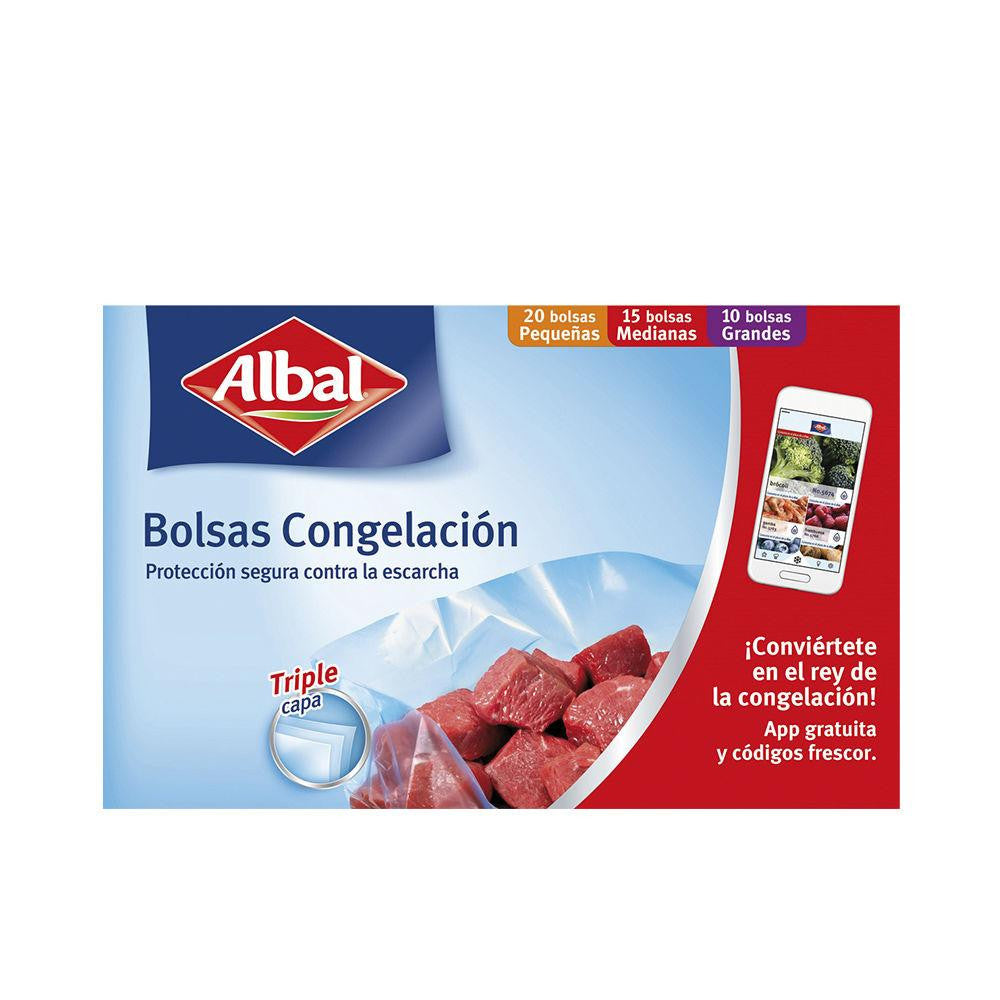 ALBAL-FREEZER BAGS 3 SIZES triple layer 45 u-DrShampoo - Perfumaria e Cosmética