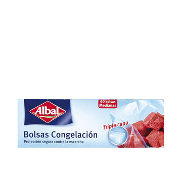 ALBAL-MEDIUM FREEZER BAGS triple layer 40 u-DrShampoo - Perfumaria e Cosmética Main image